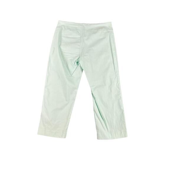 New Directions women’s size 12 mint green cropped pants NWT flaw - Picture 2 of 10